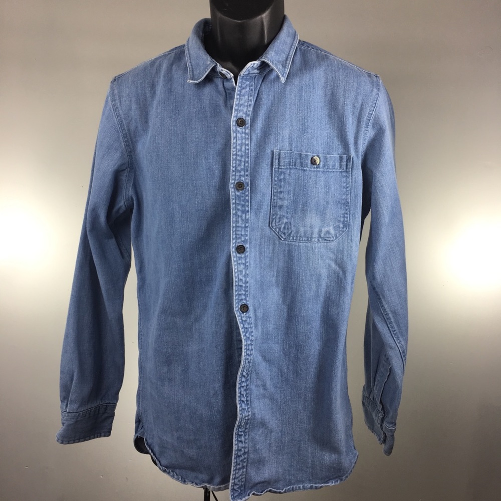 Modern Amusement button down long sleeve Shirt.